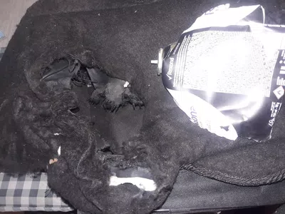 Exploto el desodorante y destruyó mi bolso de moto