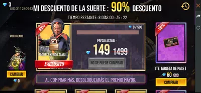 Me salio 90 % de  descuento en la tienda pero el descuento esta mal