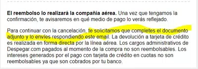 Falta correo adjunto para finalizar cancelación **urgente**