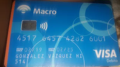 Tarjeta inabilitada