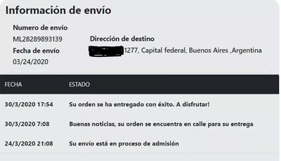 No recibi el producto y figura entregado