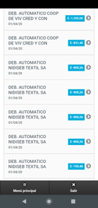Débito automático por erros