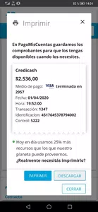 Pago mal efectuado, al anotar mal el número de tarjeta