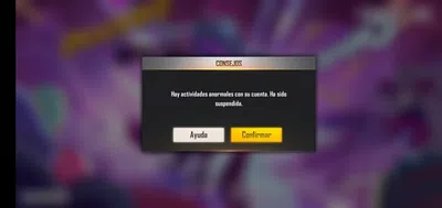 Cuenta suspendida