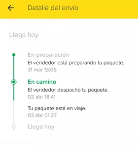 No llega mi pedido