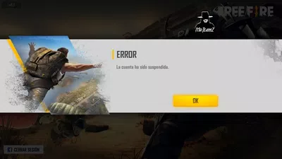 Mi cueta a sido suspendida