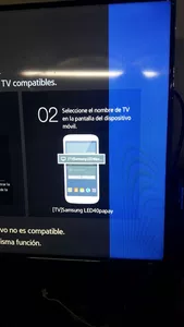 Falla en televisor samsung smart tv 40