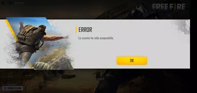 Cuenta suspendida