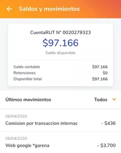 Descuento de dinero