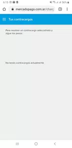 Dinero bloqueado en mi cuenta. contracargo