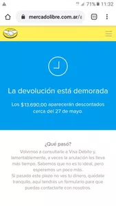 No devolvieron mi dinero