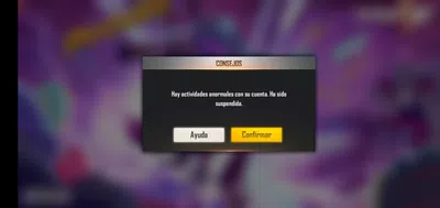Necesito que mi cuenta ya no esté suspendida