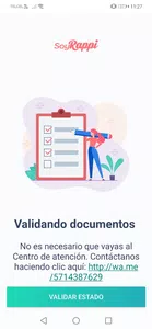 No me válida documentos