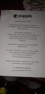Pedido incompleto, devolución del dinero y envío del producto urgente
