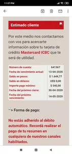 Baja de tarjeta