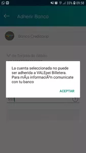 Habilitar  mi tarjeta  en billetera