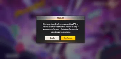 Porfa desbaneame garena