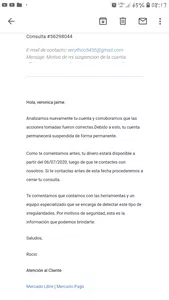 Necesito mi plata y mi cuenta