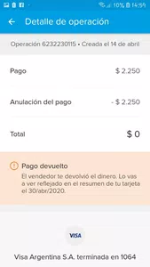 Por favor me pueden cancelar una compra que realice por internet por equivocacio