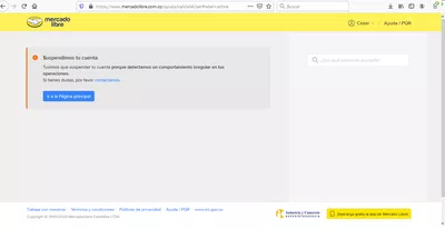 Suspendido por comportamiento irregular y esto es falso