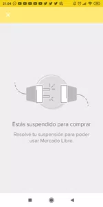 Cuenta de mercado libre suspendida