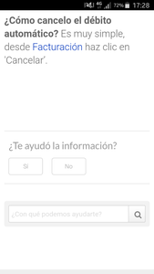 Darle de baja a debito automatico mercadolibre