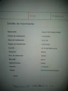 Mi pago no esta registrado