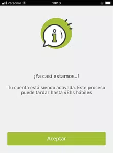 Activación cuenta