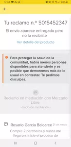 Estafa mercado libre