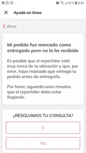No entrega de pedido por pedidos ya