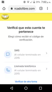 No puedo entrar a mercadolibre