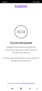 Me niegan tener cuenta en badoo