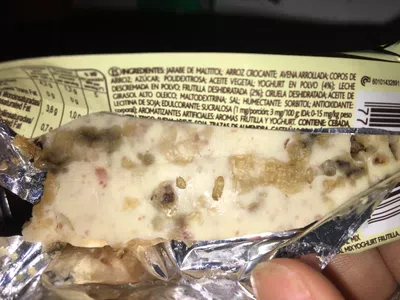 Barrita cereal mix en mal estado