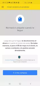 Nunca me llego la compra