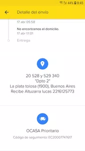 Nec que llegue lo que compre