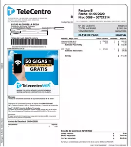 Problema facturacion telecentro play