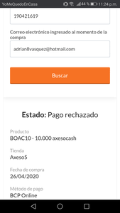 Reembolso de cobro sin entrega de pedido
