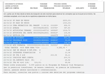 Deuda con telepase en cuarentena
