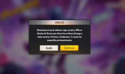 Me banearon la cuenta de freefire