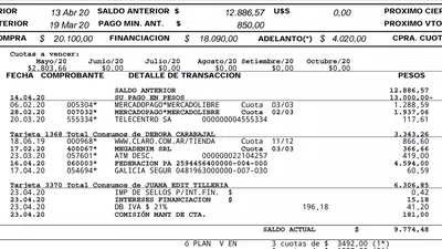 Un cobro desconocido en mi resumen