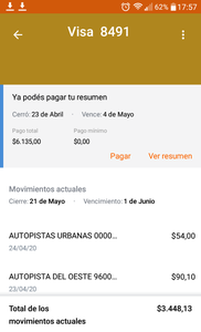 Me estan facturando abril en cuarentena. no circule por autopistas
