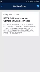 Devoluciones 111000 pesos k descontó esa empresa de mi cuenta y yo no me echo su