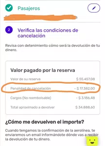 Cancelación por cuarentena obligatoria de pasajes aereos