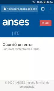 Ingreso caducado