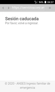 Seción caducada