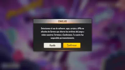 Me suspendieron la cuenta permanentemente por error