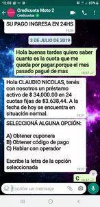 Me siguen debitando halgo que ya pague
