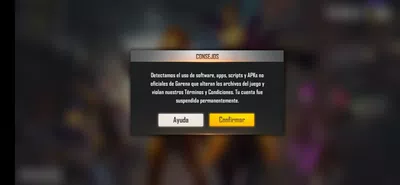 Cuenta suspendida