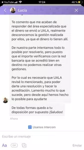 Estafada por uala - tarjeta mastercard