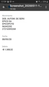 De la acreditación de mis haberes con fecha 9 /5/2020 me descontaron 2305.48 no